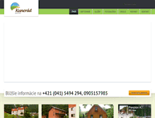 Tablet Screenshot of penzionkunerad.sk
